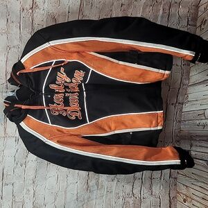 Harley davidson riding jacket with hood women's medium
